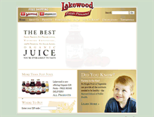 Tablet Screenshot of lakewoodjuices.com